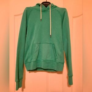 Garage Distressed Hoodie - Teal, US/CA S
